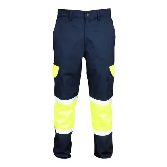 Pantalón Industrial con Repelencia y Alta Visibilidad
